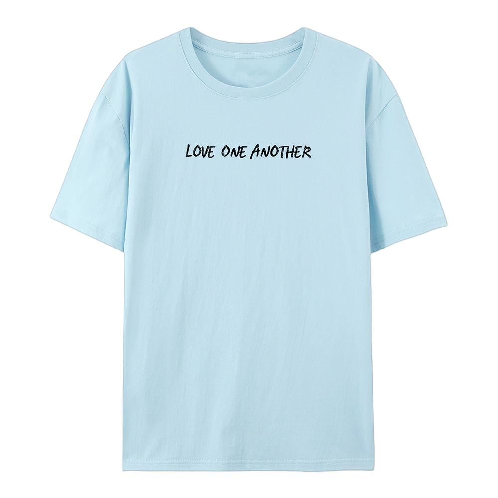 Christianartworkshop Love One Another Cotton T-Shirt - image 16