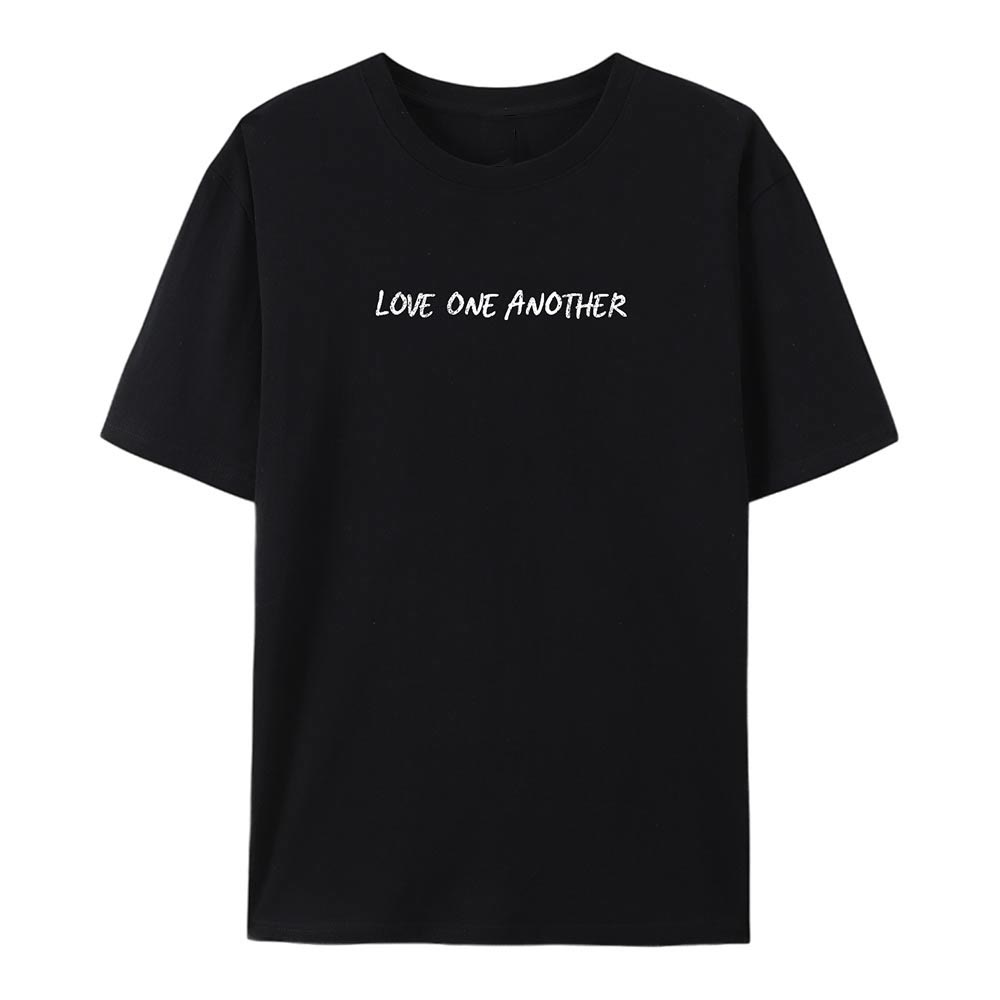 Christianartworkshop Love One Another Cotton T-Shirt - image 7