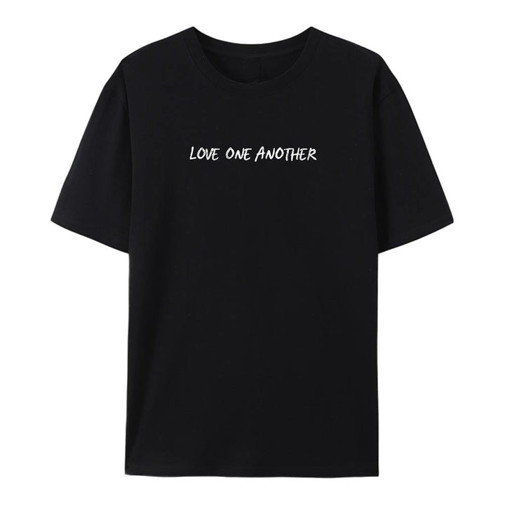 Christianartworkshop Love One Another Cotton T-Shirt - image 7