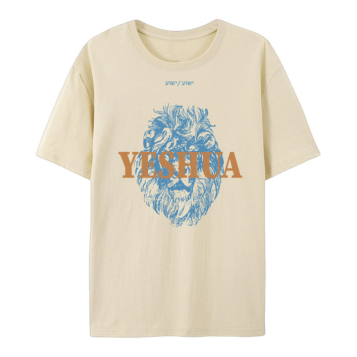 Christianartworkshop Yeshua Cotton T-Shirt