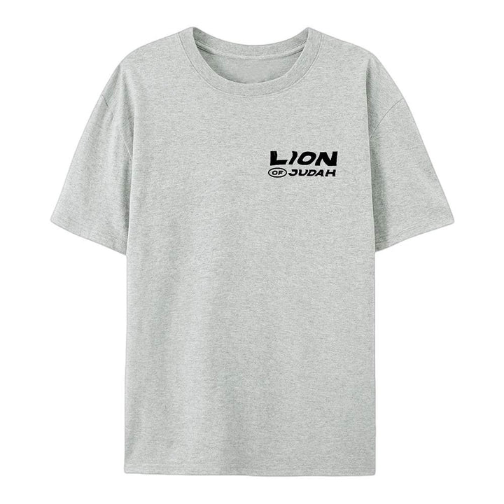 Christianartworkshop Lion Of Judan Cotton T-Shirt