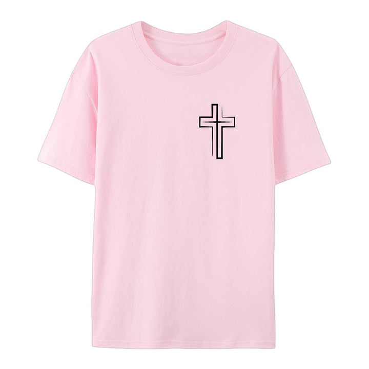 Christianartworkshop Saved By The Lord Cotton T-Shirt - image 18