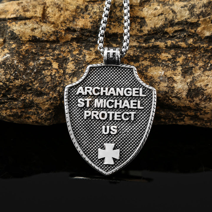 FREE Today: Archangel St. Michael Shield Necklace: A Guardian of Faith and Strength