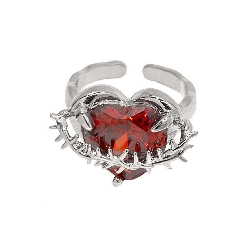 Christianartworkshop Divine Love & Thorns Ring: An Elegant Emblem of Spiritual Devotion