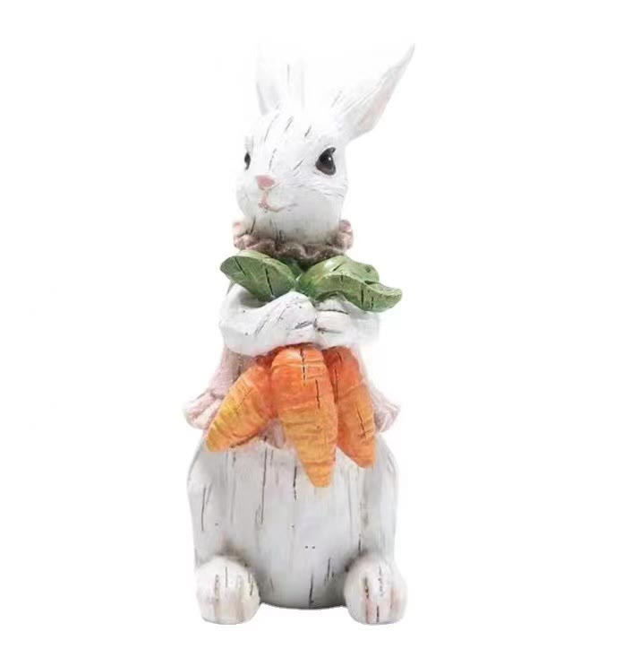 Christianartworkshop Easter Resin Bunny Ornament - Celebrate Easter