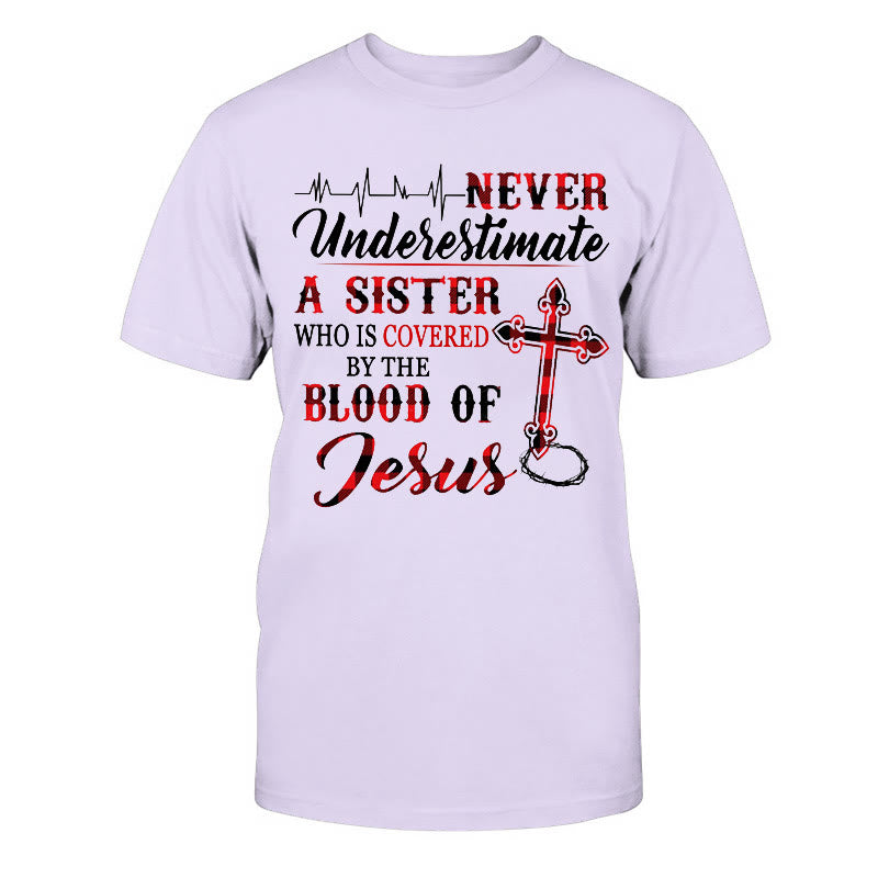 Christianartworkshop Divine Protection Unisex Cotton T-Shirt - Purple - 2XL - image 12