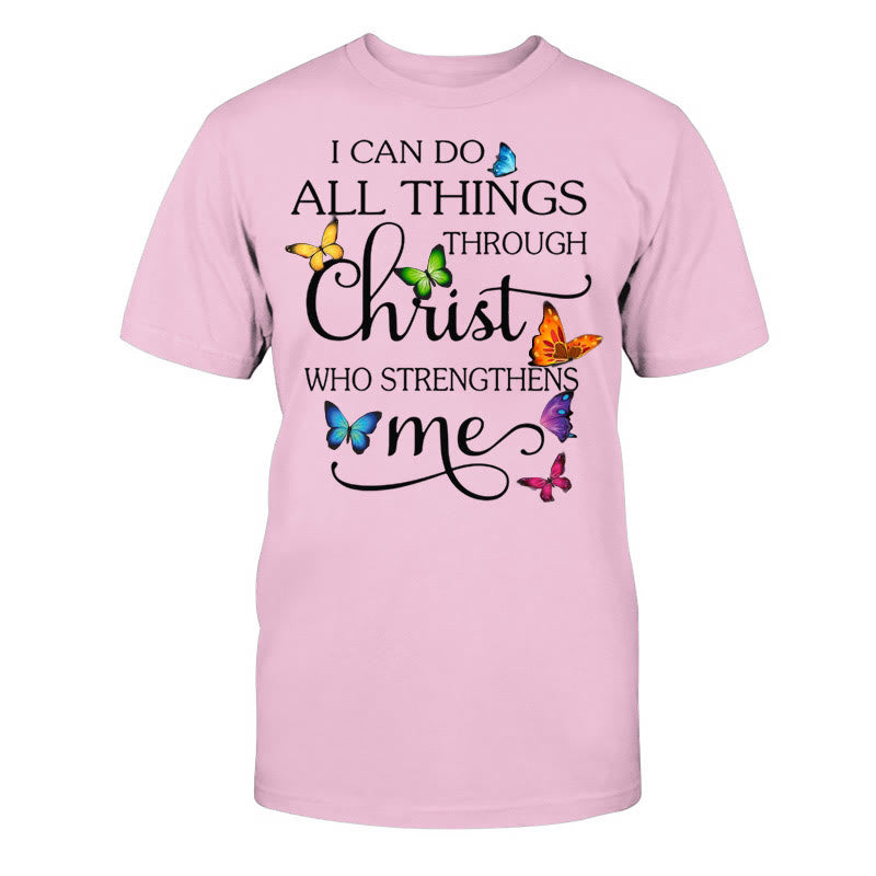 Christianartworkshop Empowered by Christ Unisex Cotton T-Shirt