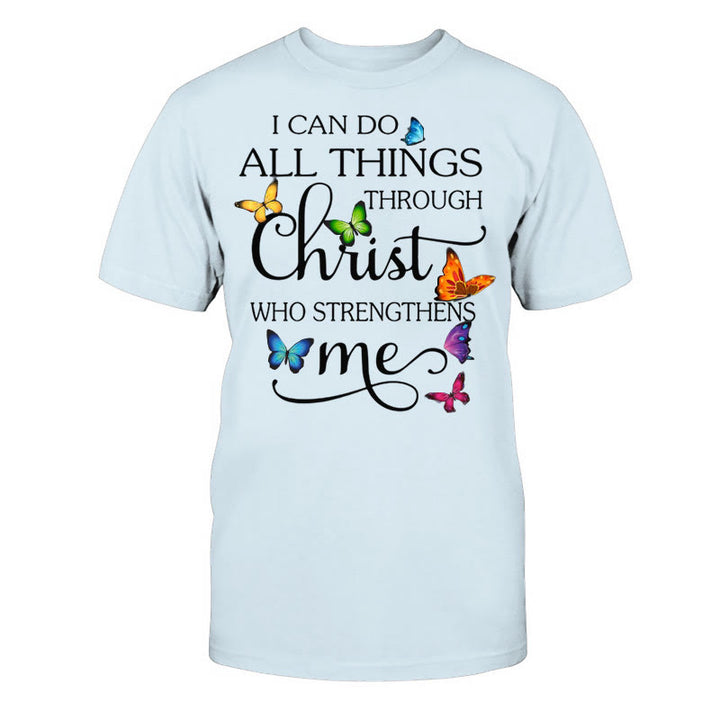 Christianartworkshop Empowered by Christ Unisex Cotton T-Shirt