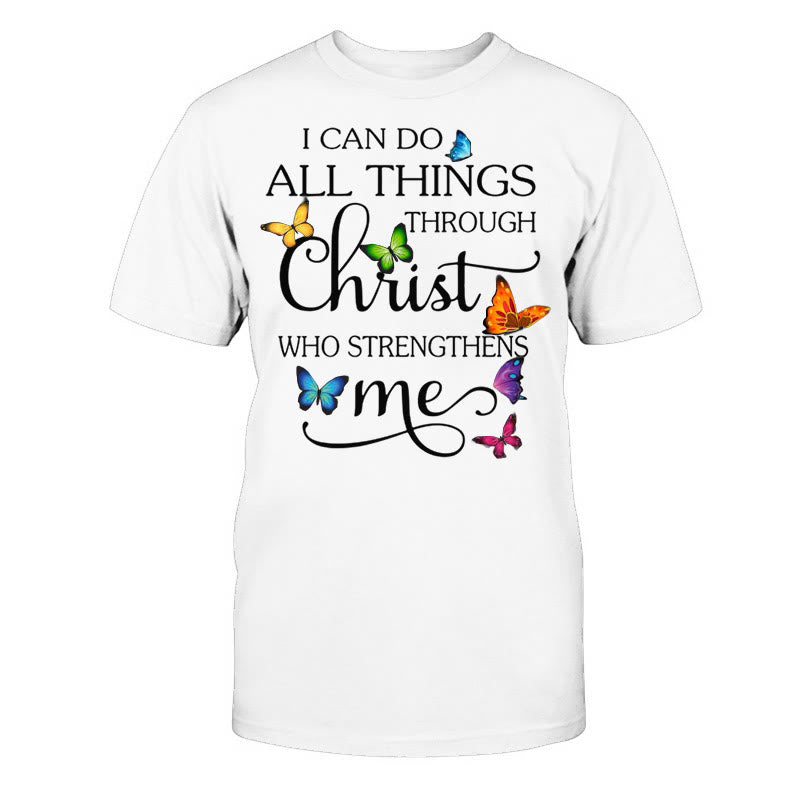 Christianartworkshop Empowered by Christ Unisex Cotton T-Shirt