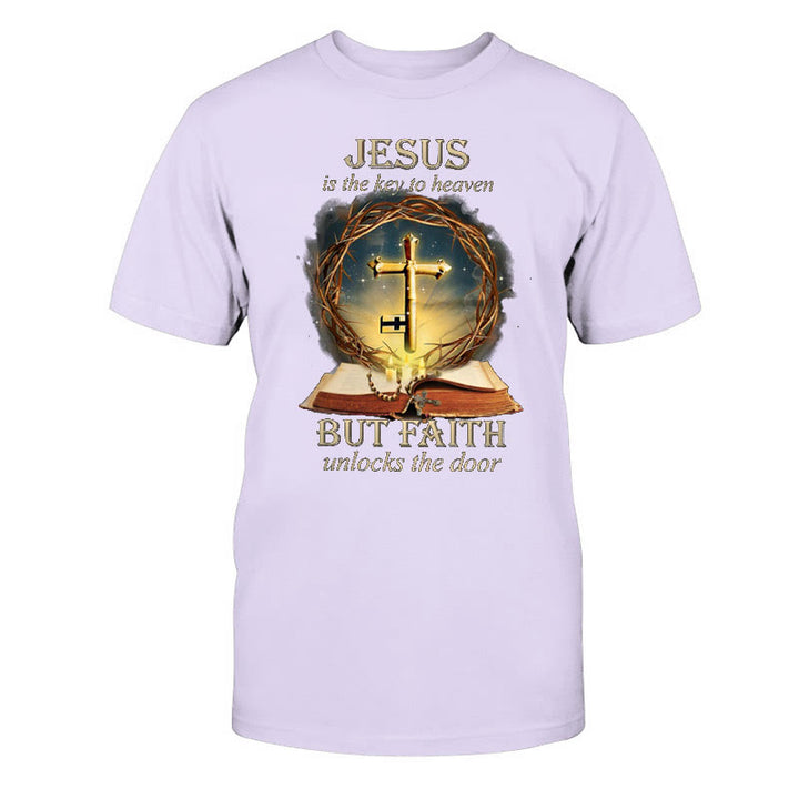 Christianartworkshop Key to Heaven Unisex Cotton T-Shirt