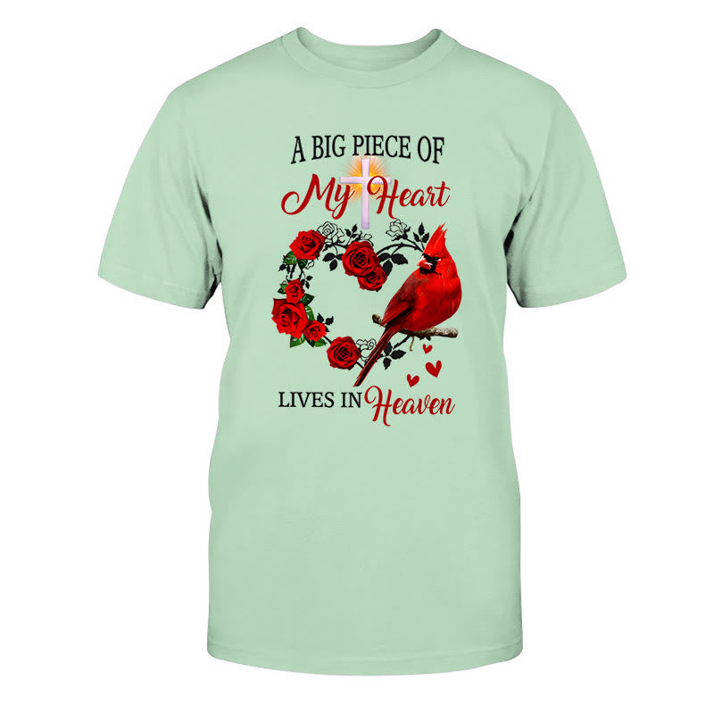 Christianartworkshop Jesus A Big Piece Of My Heart Lives In Heaven Classic T-Shirt