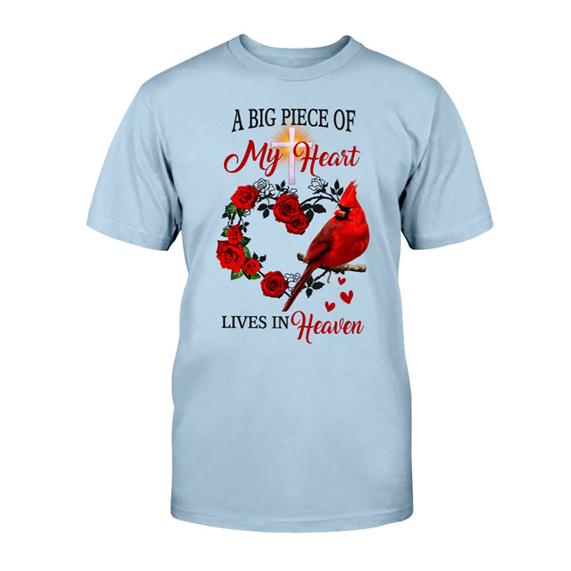 Christianartworkshop Jesus A Big Piece Of My Heart Lives In Heaven Classic T-Shirt