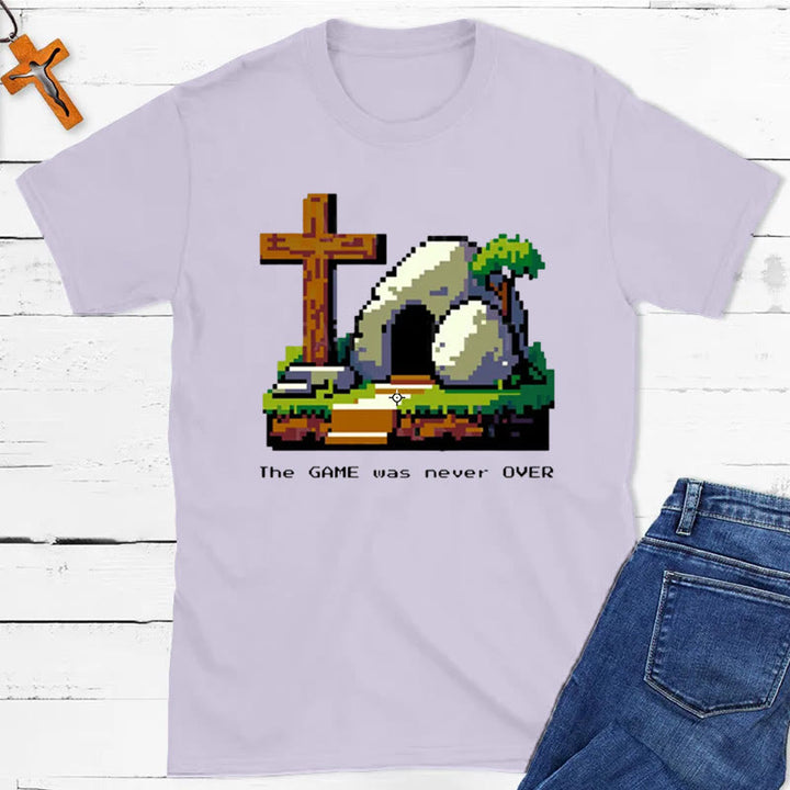 Christianartworkshop The Game Was Never Over Christian T-Shirt - Purple - 2XL - image 8
