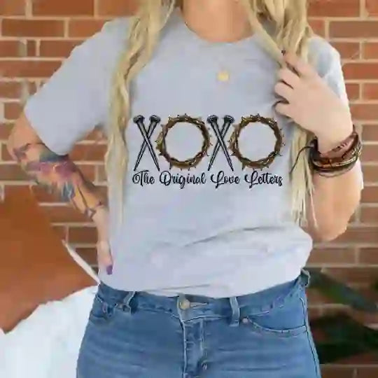 Christianartworkshop XOXO The Original Love Letters T-Shirt - image 3