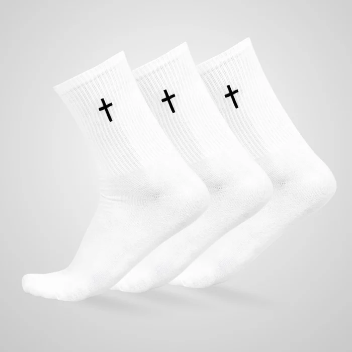 Christianartworkshop Christian Faith Cotton Socks — Grace in Every Step