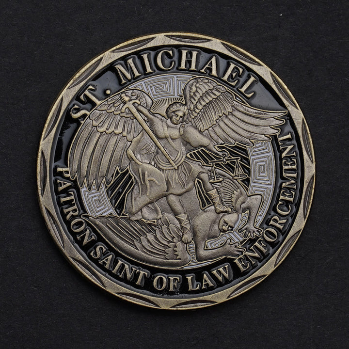 FREE Today: Archangel St. Michael and the Devil Protection Strengthen Connection Coin