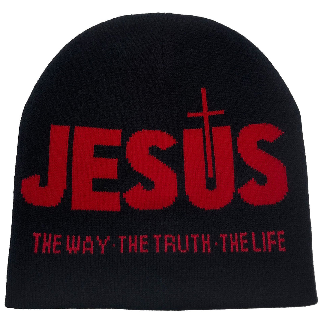 Christianartworkshop JESUS Jacquard Autumn/Winter Outdoor Cycling Knit Hat