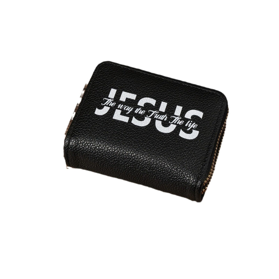 Christianartworkshop Jesus Leather Wallet Collection: Elegant Faith