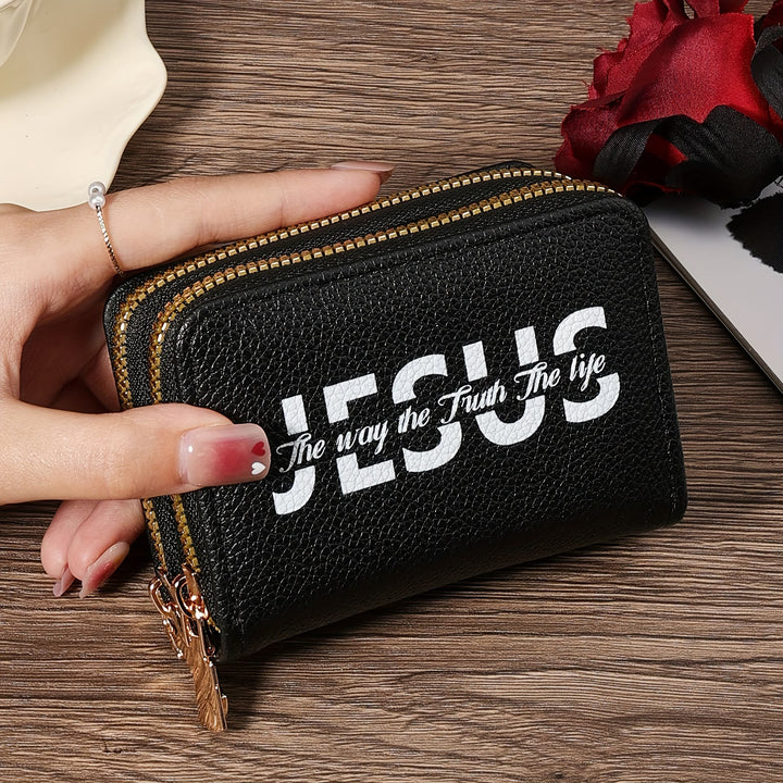 Christianartworkshop Jesus Leather Wallet Collection: Elegant Faith