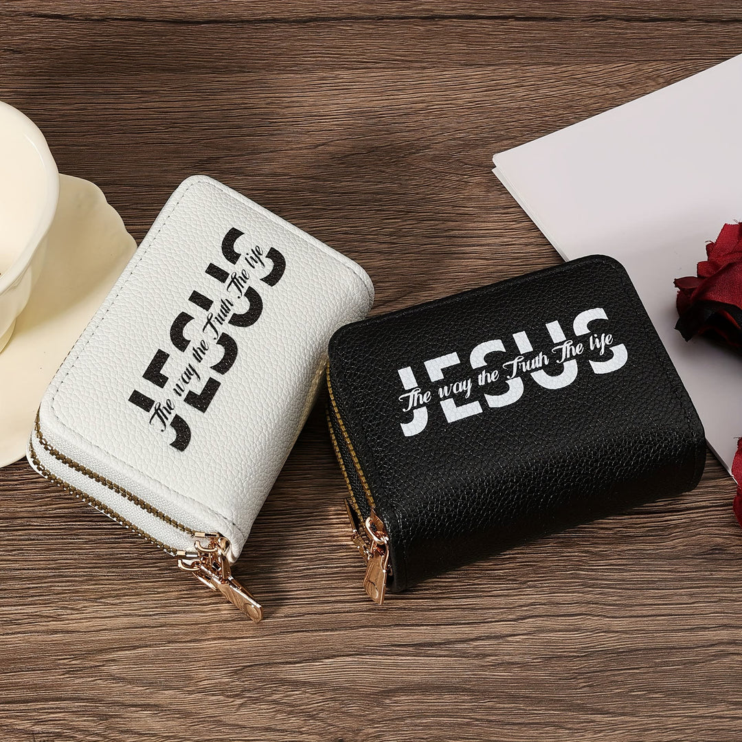 Christianartworkshop Jesus Leather Wallet Collection: Elegant Faith