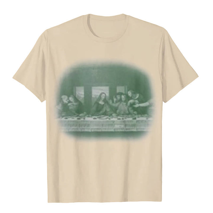 Christianartworkshop Vintage Last Supper Graphic T-Shirt