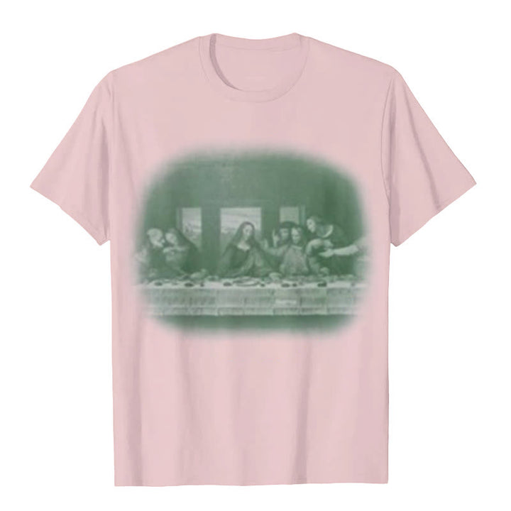 Christianartworkshop Vintage Last Supper Graphic T-Shirt