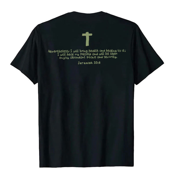 Christianartworkshop Jesus Heals Graphic T-Shirt