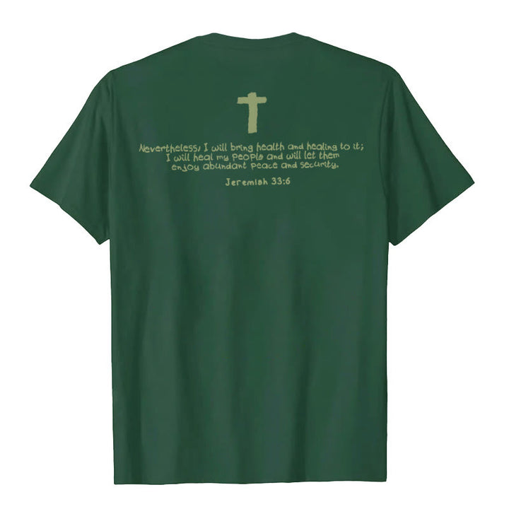 Christianartworkshop Jesus Heals Graphic T-Shirt