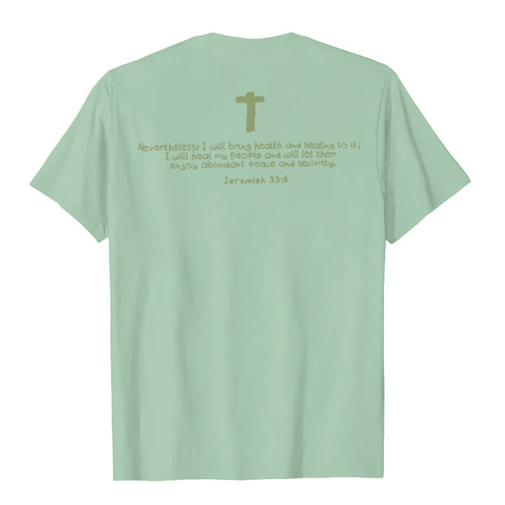 Christianartworkshop Jesus Heals Graphic T-Shirt - image 15