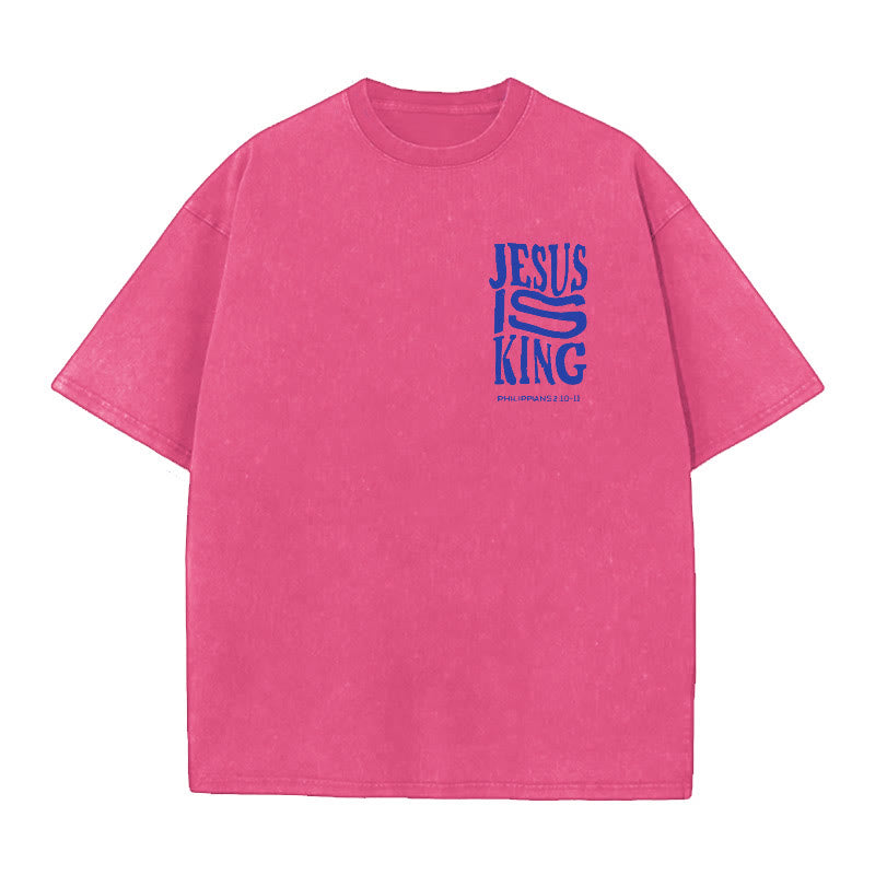 Christianartworkshop Jesus Is King Graphic T-Shirt - image 11