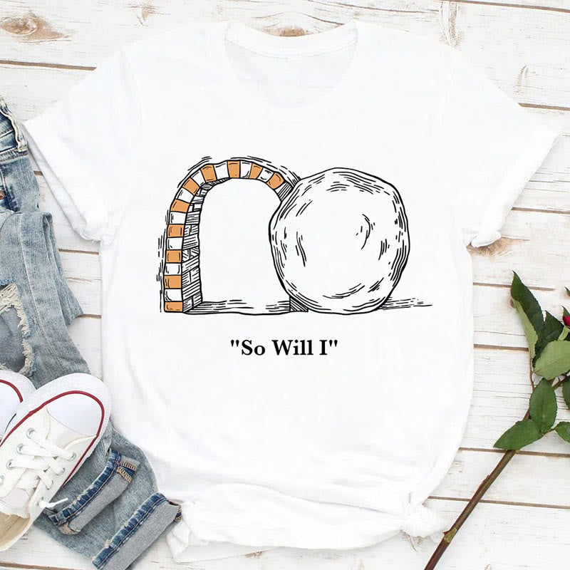 Christianartworkshop So Will I Christian T-Shirt - White - 2XL - image 1