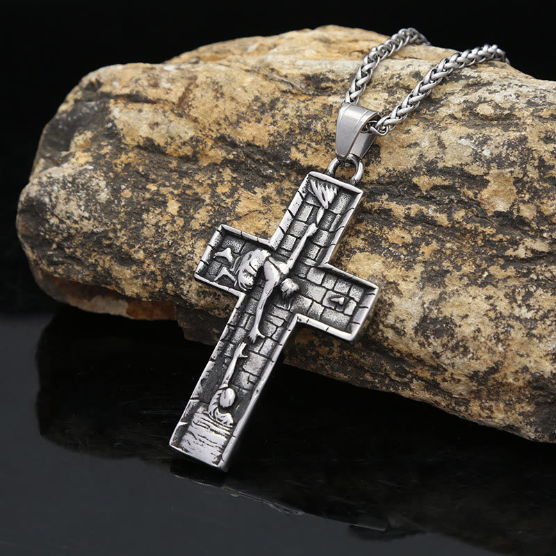 FREE Today: Hands of Redemption Cross Necklace: A Testament of Divine Rescue