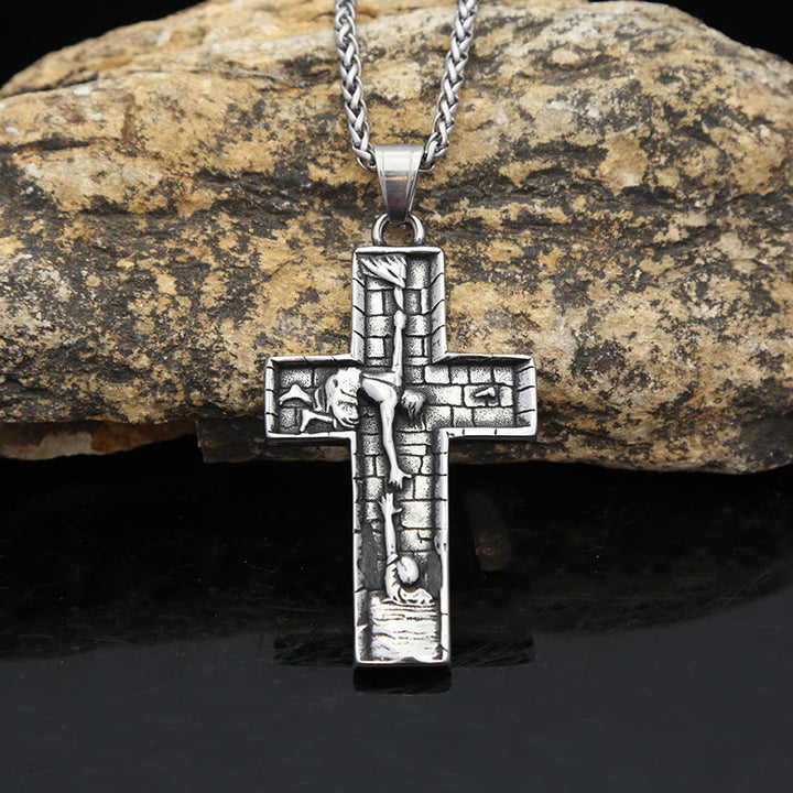 FREE Today: Hands of Redemption Cross Necklace: A Testament of Divine Rescue