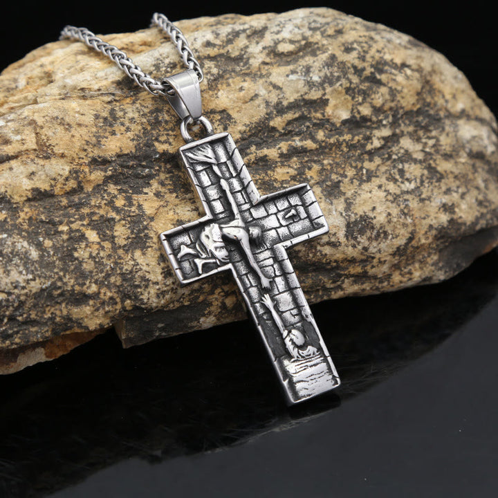 FREE Today: Hands of Redemption Cross Necklace: A Testament of Divine Rescue