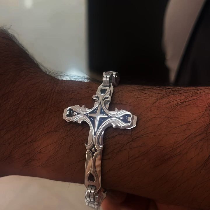 FREE Today: Iron & Faith Men's Bracelet: Strength and Redemption in Every Link - image 2