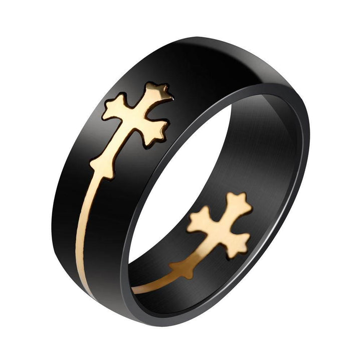 Christianartworkshop JESUS & Cross Ring - A Fusion of Fashion and Faith - US 13 - image 0