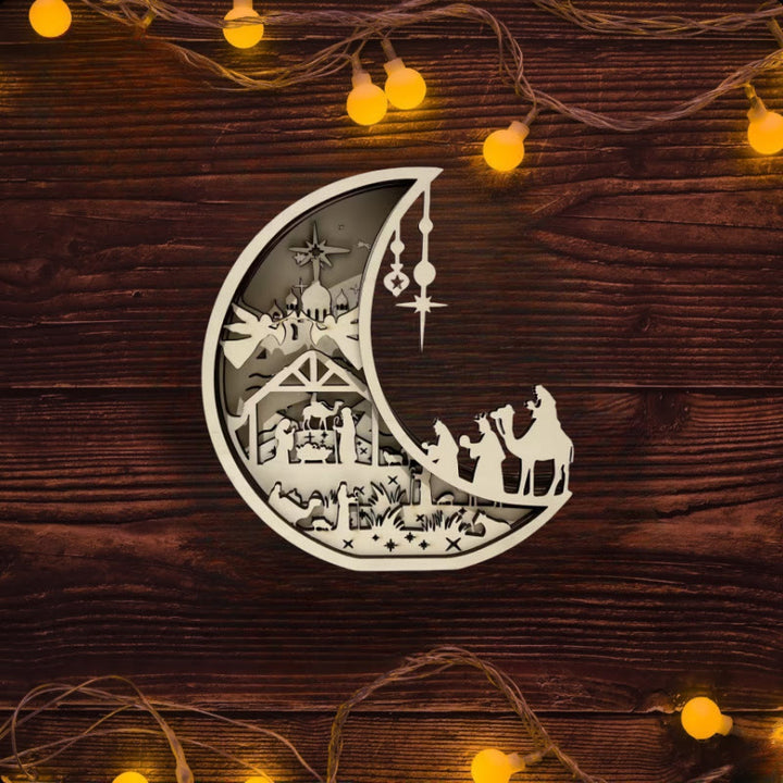 Christianartworkshop Easter Nativity Wooden Desktop Ornament - A Symbol of Hope and Renewal