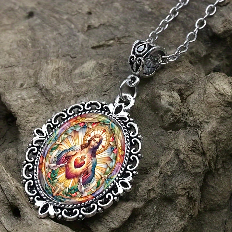 Christianartworkshop Jesus Sacred Heart Necklace: Timeless Piece