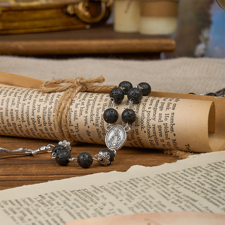 FREE Today: Volcanic Pulse Rosary: A Devotional Thread Woven with Christ's Love