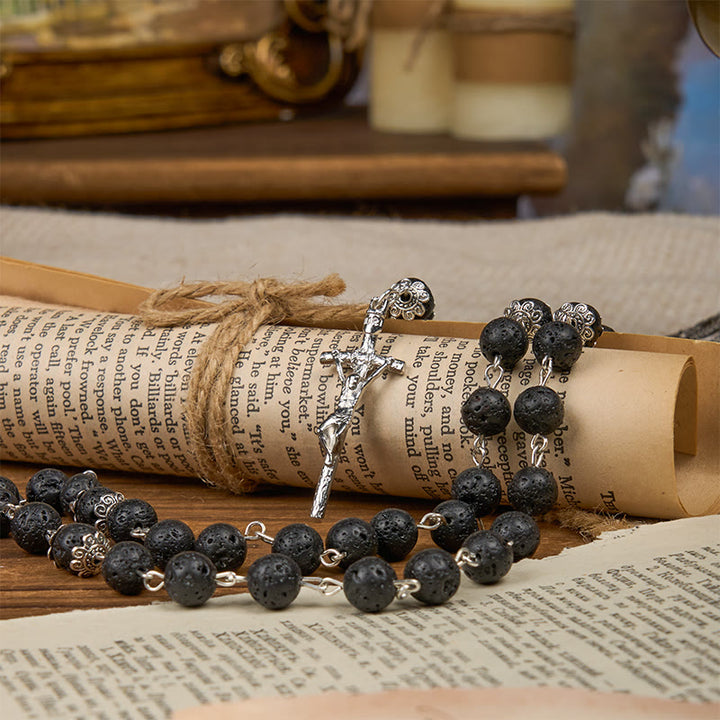 FREE Today: Volcanic Pulse Rosary: A Devotional Thread Woven with Christ's Love
