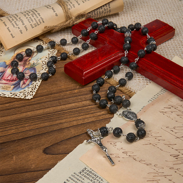 FREE Today: Volcanic Pulse Rosary: A Devotional Thread Woven with Christ's Love