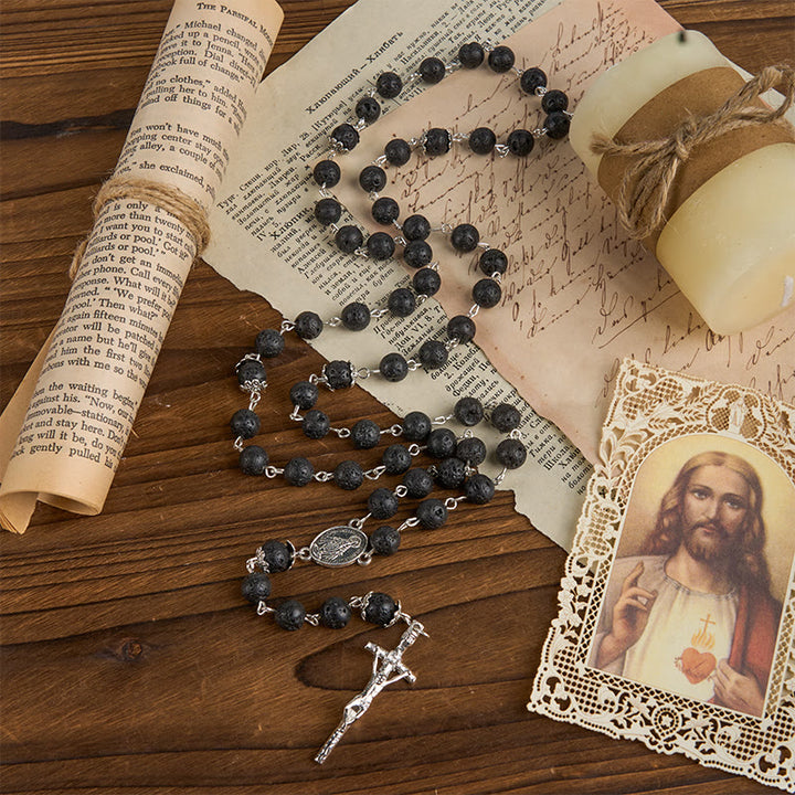 FREE Today: Volcanic Pulse Rosary: A Devotional Thread Woven with Christ's Love
