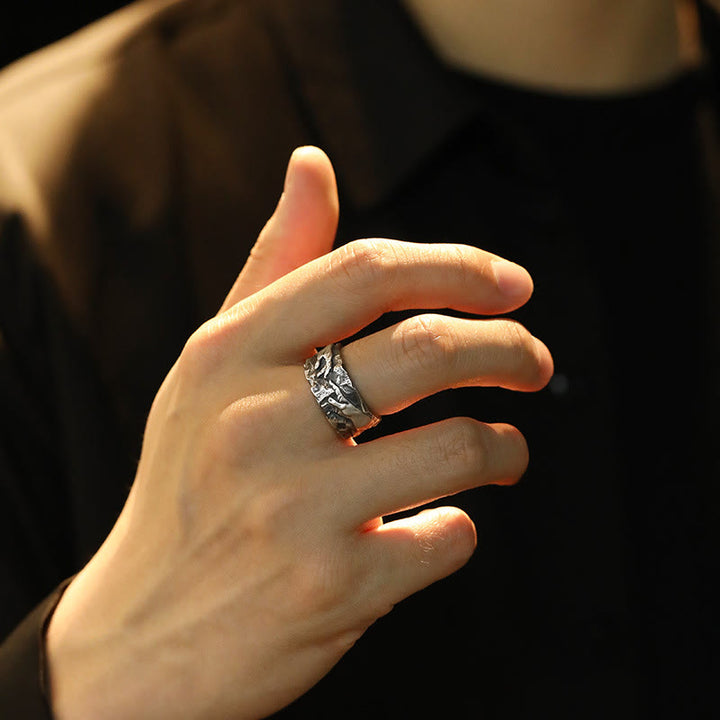 Christianartworkshop Hand of God Divine Touch Ring - A Symbol of Spiritual Connection