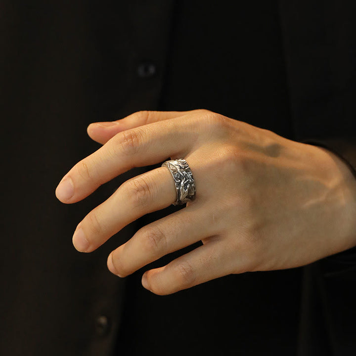 Christianartworkshop Hand of God Divine Touch Ring - A Symbol of Spiritual Connection