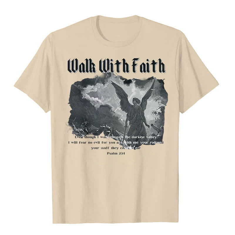 Christianartworkshop Walk With Faith T-Shirt - Beige - 2XL - image 2