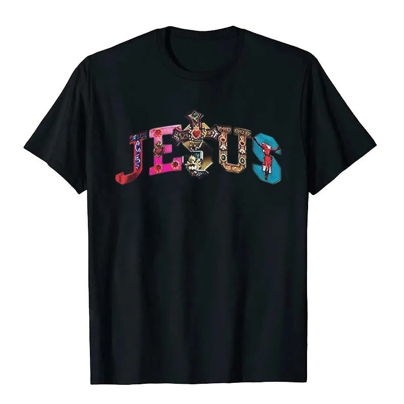 Christianartworkshop Retro Vintage Graphic Jesus T-Shirt