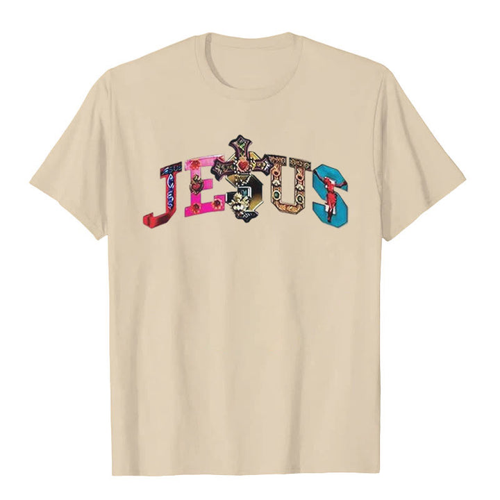 Christianartworkshop Retro Vintage Graphic Jesus T-Shirt