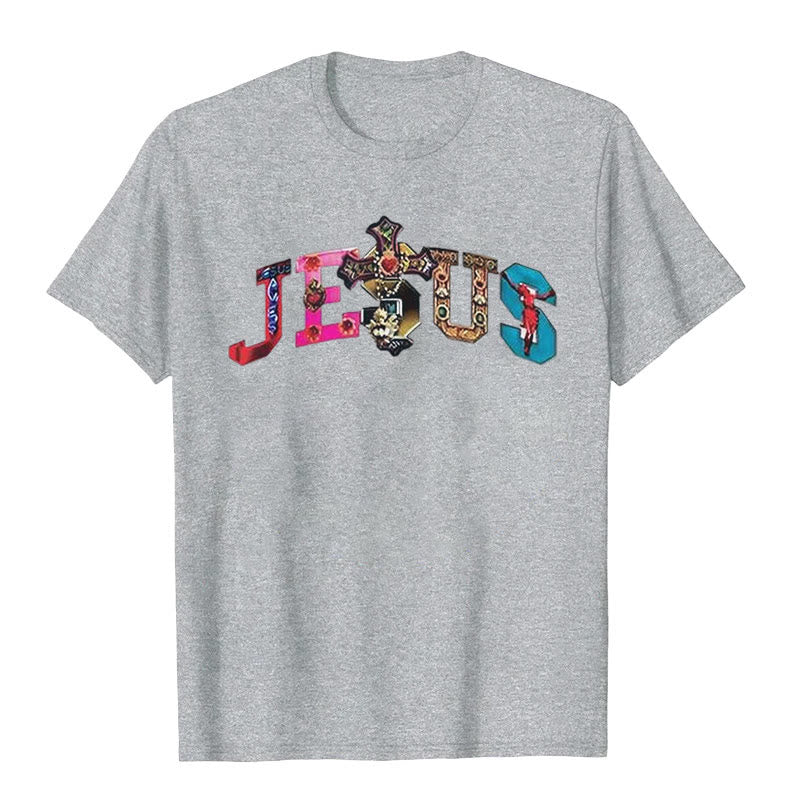 Christianartworkshop Retro Vintage Graphic Jesus T-Shirt