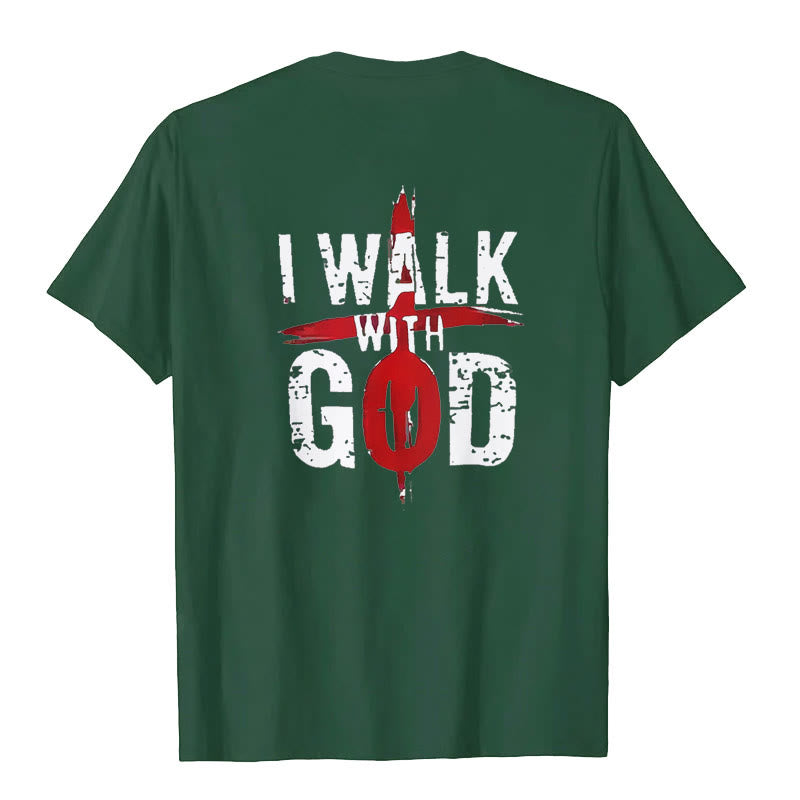 Christianartworkshop I'll Walk With God T-Shirt - image 20