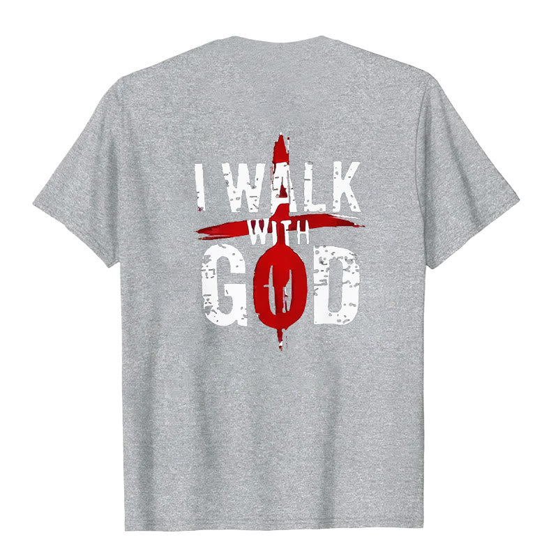 Christianartworkshop I'll Walk With God T-Shirt - image 26